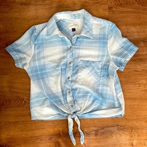 Universal Thread Plaid Crop Top